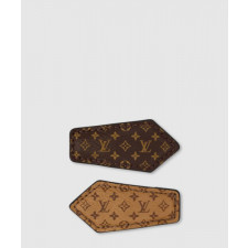 루이비통 백스테이지 미니 헤어 클립 브라운 M02185