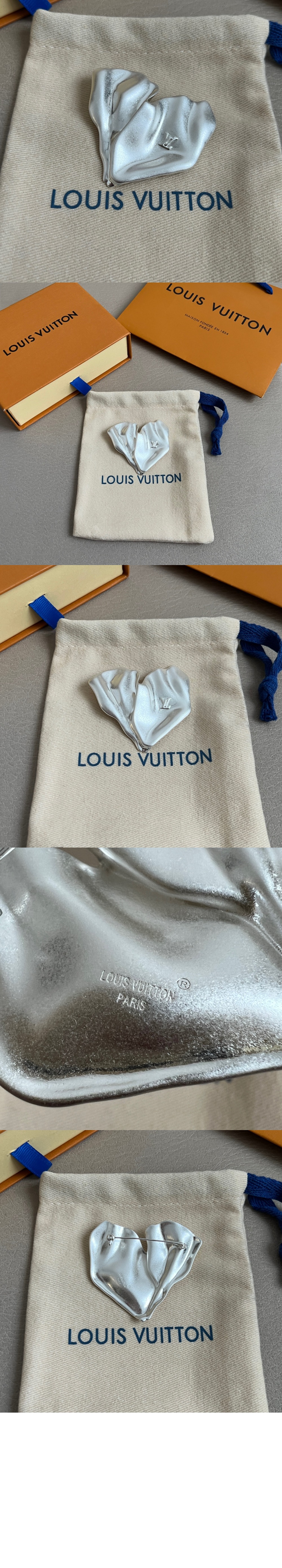 루이비통 LV 스컬프처럴 브로치 M02474