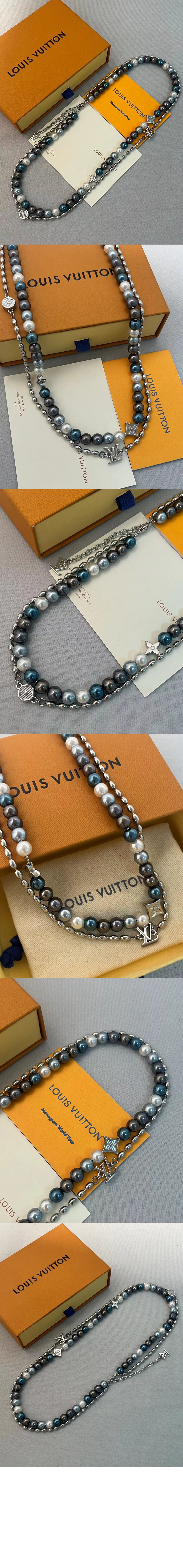 루이비통 펄 퓨전 목걸이 M02224