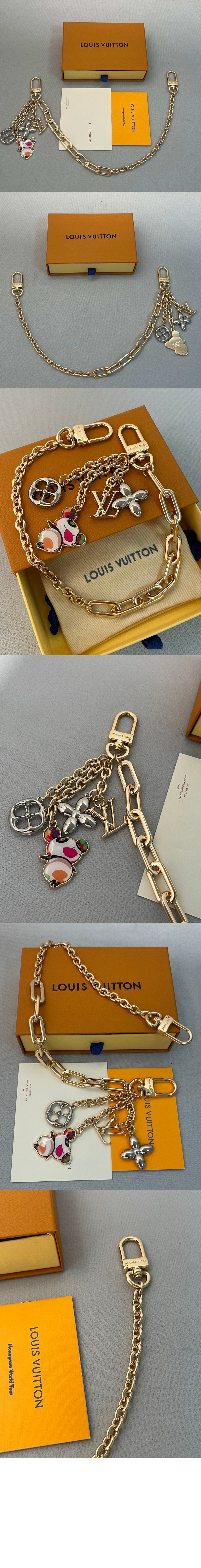 루이비통 LV x TM SUPERFLAT 체인 참 장식 M02452