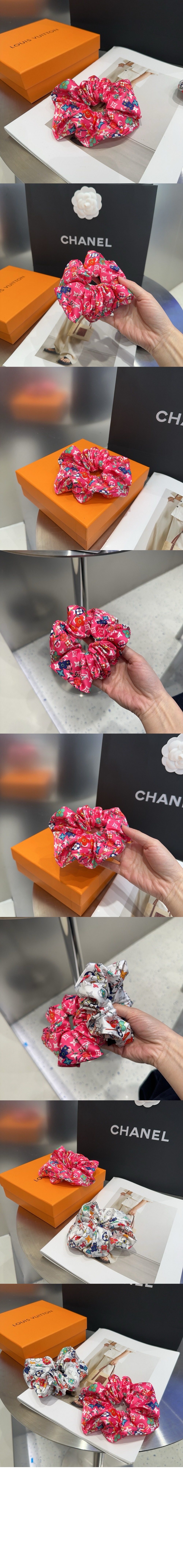 루이비통 LV x TM 슈퍼플랫 헤어밴드 세트 M96074