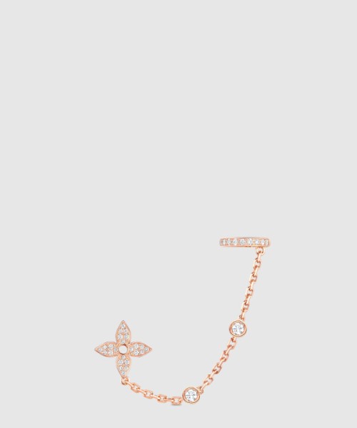 루이비통 이딜 블라썸 모노 체인 귀걸이 Q96836