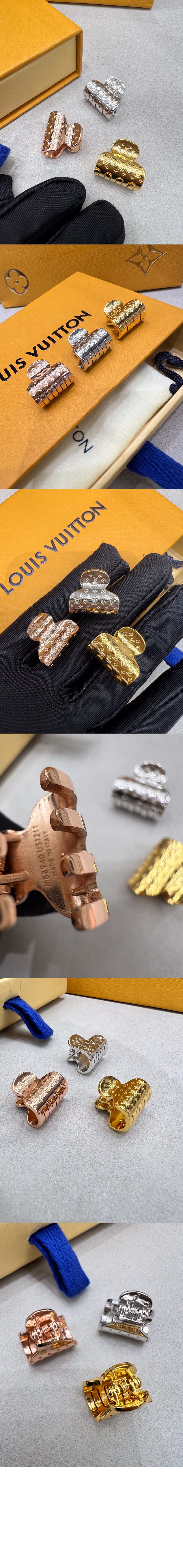 루이비통 나노그램 머리핀 세트 M68940