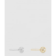 루이비통 베이비 루이즈 헤어클립 세트 M00590