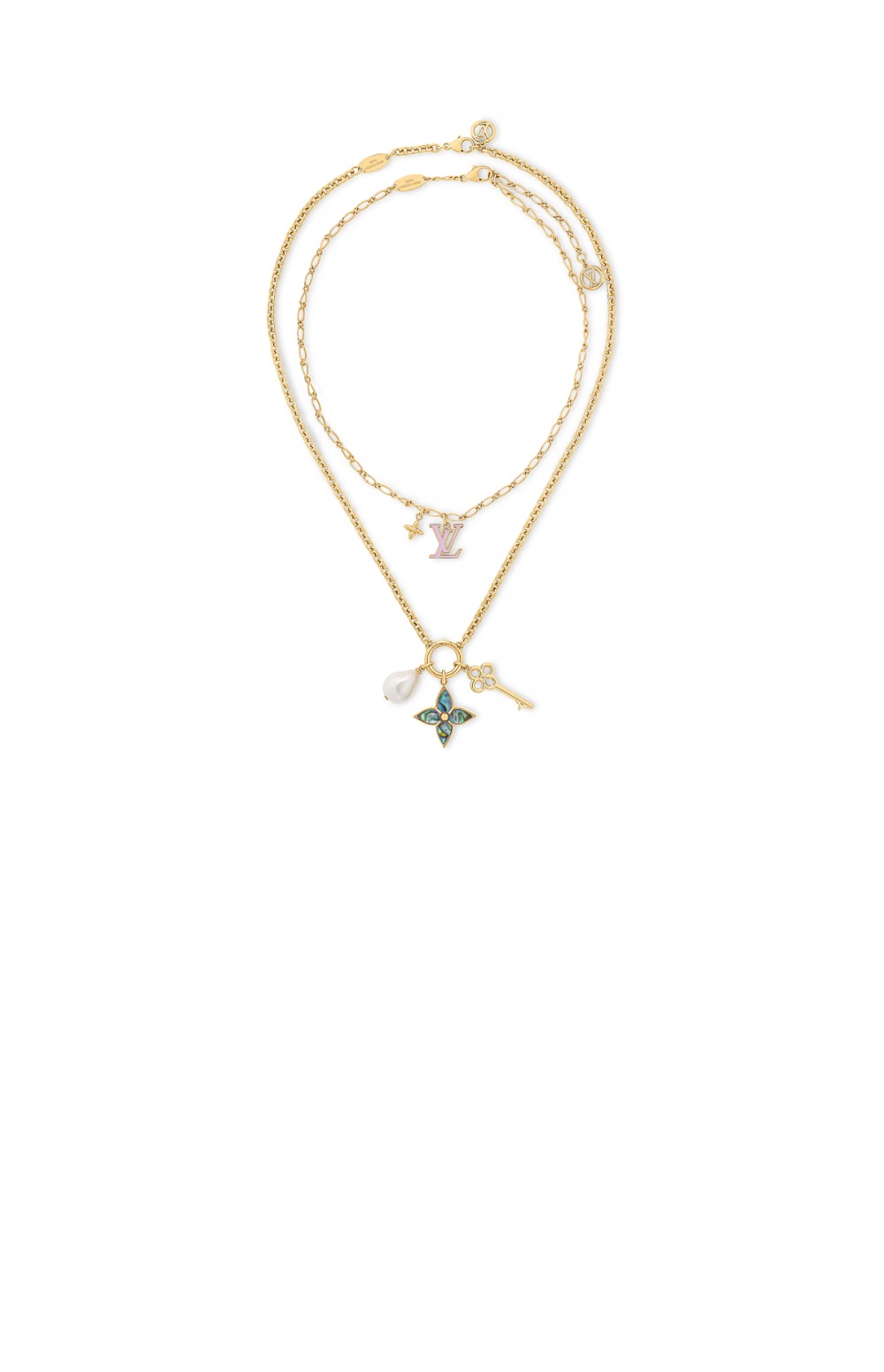 루이비통 레이어 목걸이 M02318