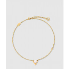 루이비통 V 포 비통 펄 앤드 메탈 목걸이 M02374