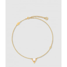 루이비통 V 포 비통 펄 앤드 메탈 목걸이 M02374