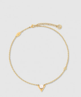 루이비통 V 포 비통 펄 앤드 메탈 목걸이 M02374