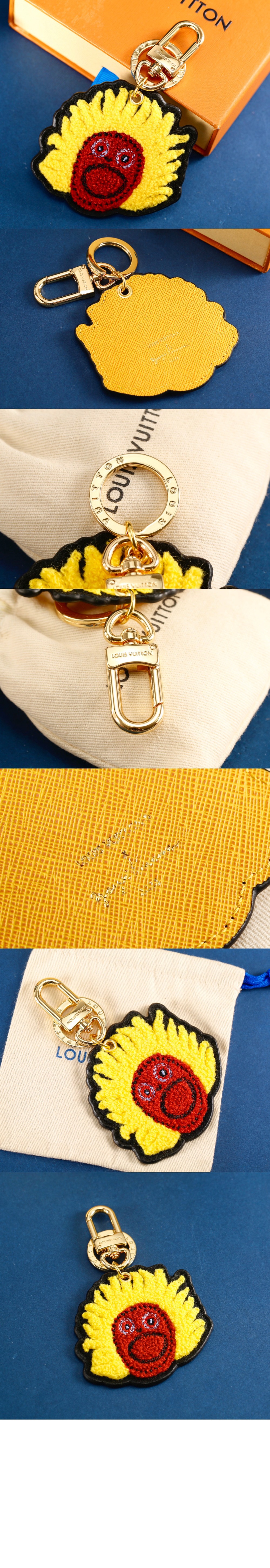 루이비통 여성 LV x YK 페이스 키 링 M01130
