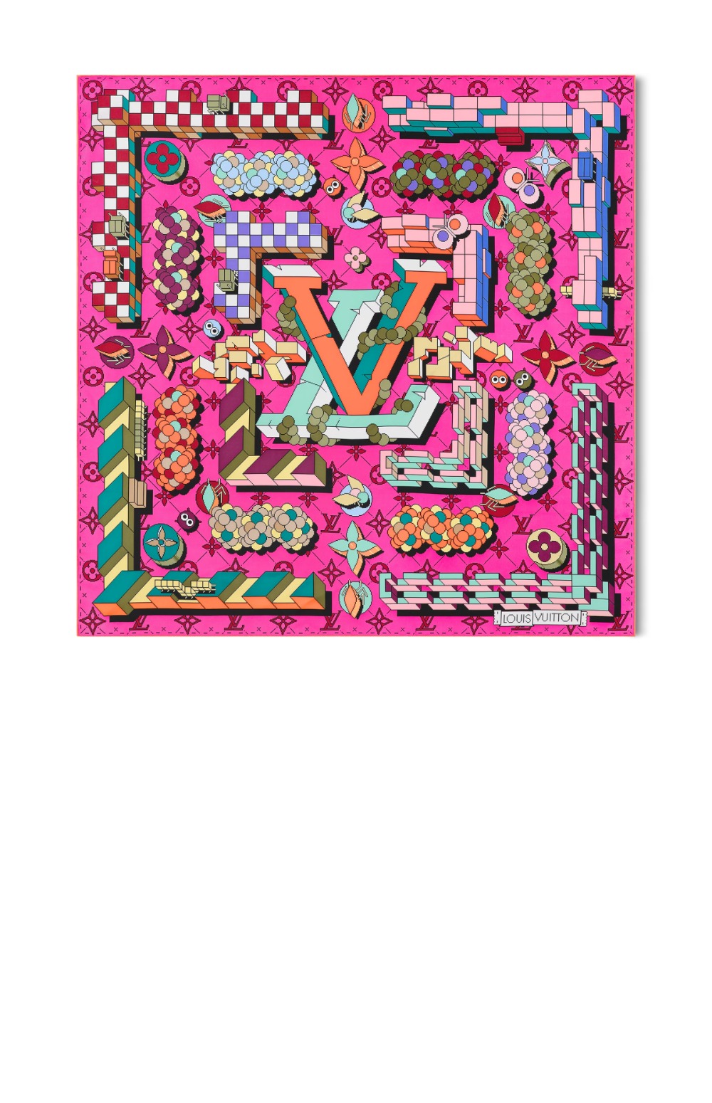 루이비통 메이즈 오브 프레셔스 스퀘어 90 M90861