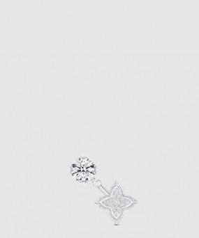 루이비통 다이아몬드 더블 스터드 귀걸이 Q06407