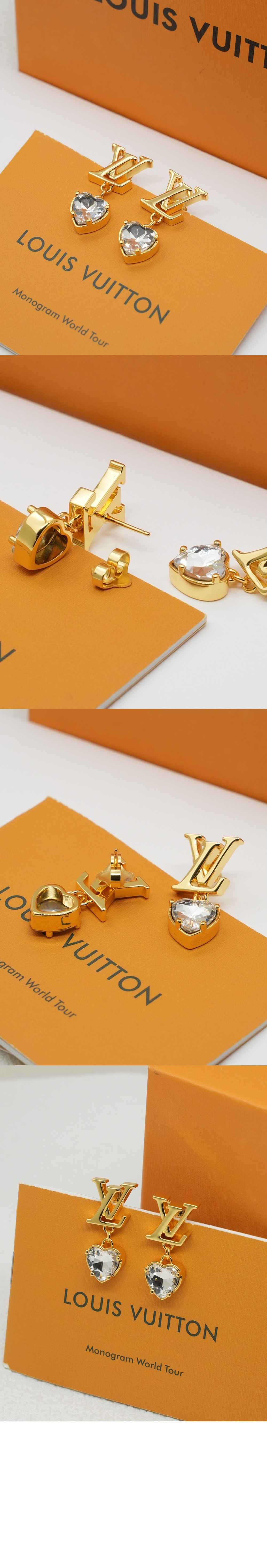 루이비통 아이코닉 하트 귀걸이 M02385