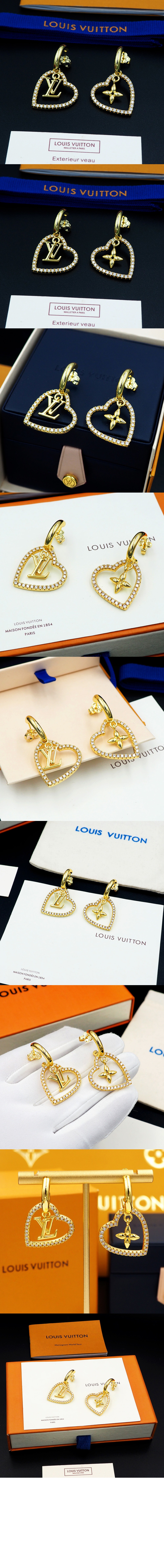 루이비통 마이 LV 하트 귀걸이 M02308