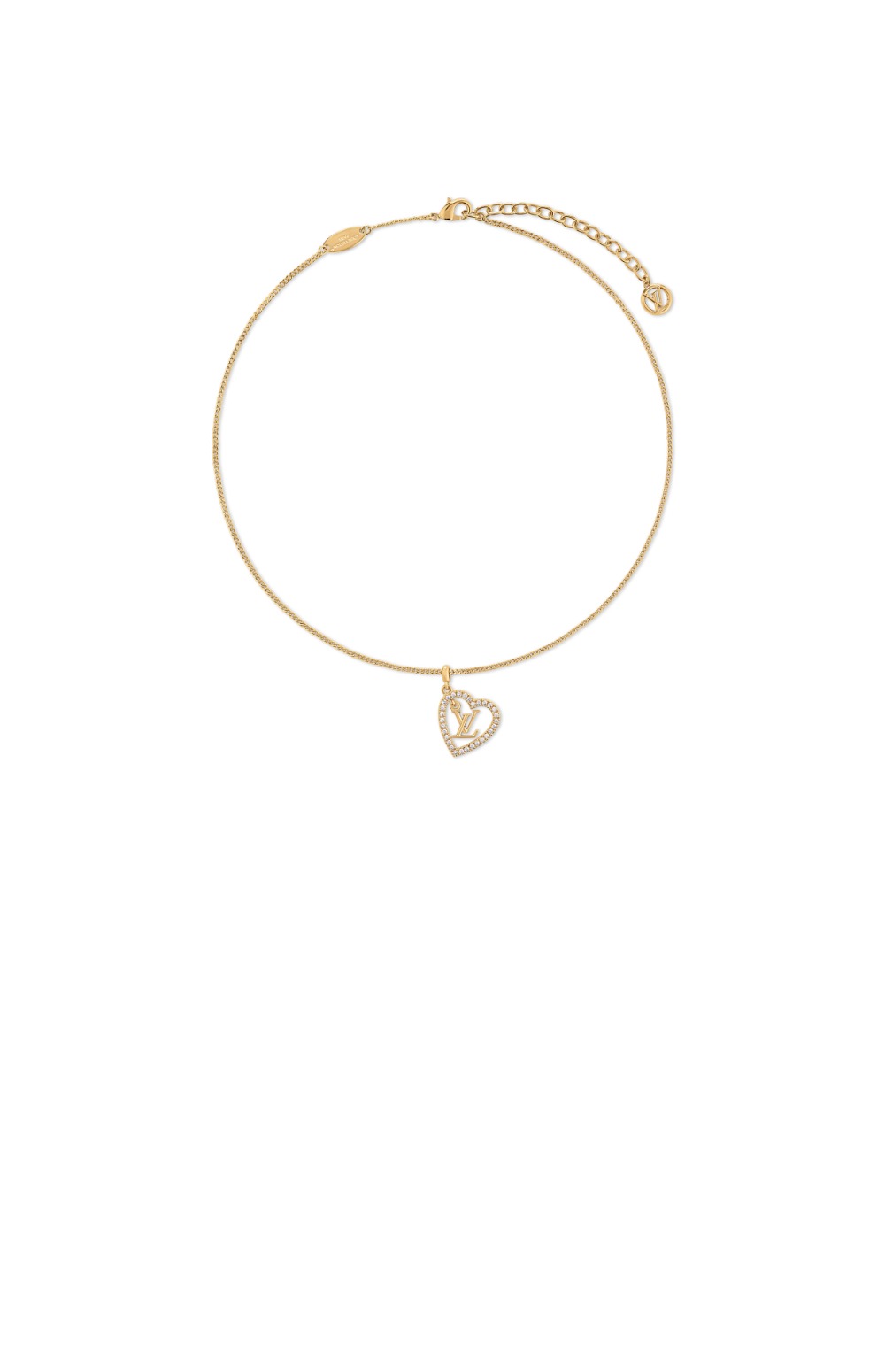 루이비통 마이 LV 하트 목걸이 M02389