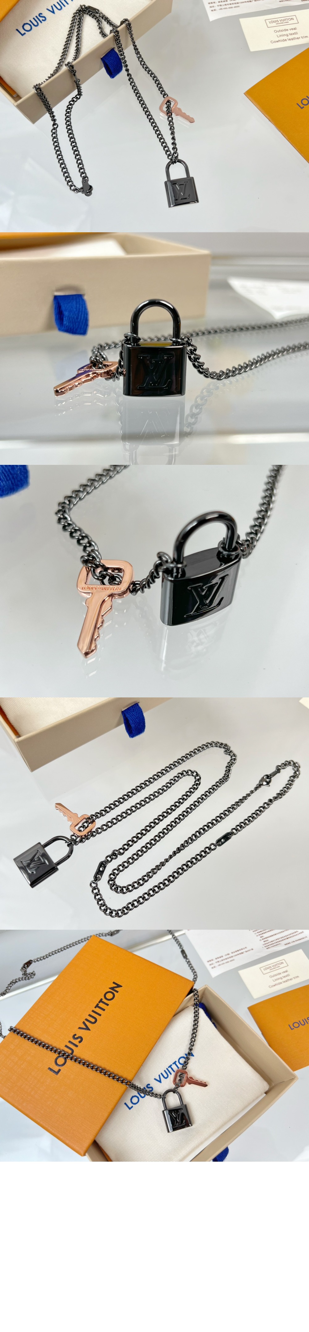 루이비통 패드락 목걸이 M01149