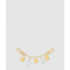 루이비통 체인 나노그램 아이콘 키 홀더 M01314