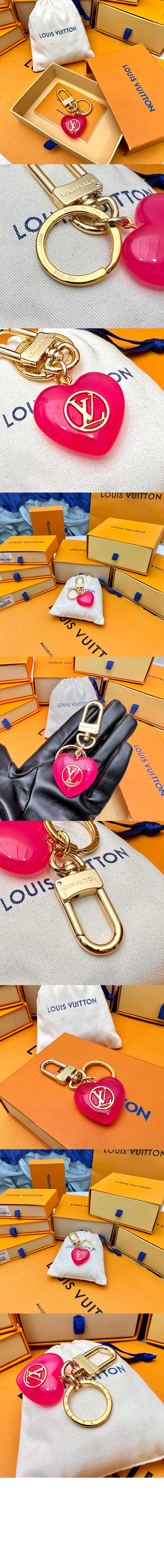 루이비통 여성 LV 비러브드 패밀리 키 홀더 M01008