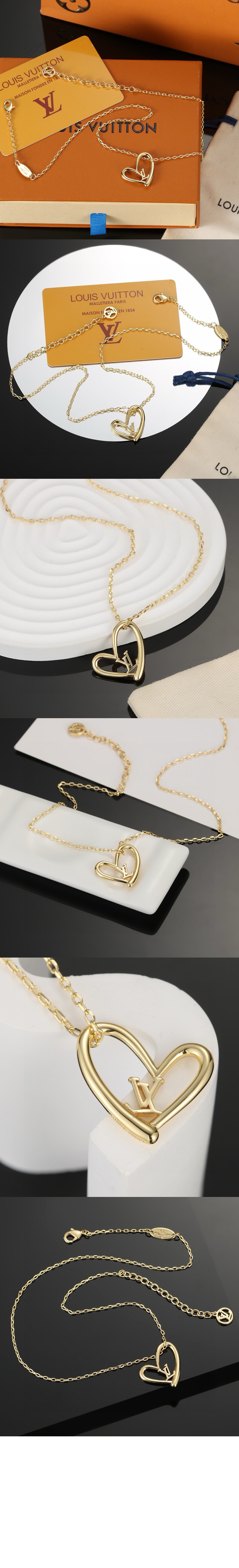 루이비통 사폴 인 러브 하트 목걸이 M00465