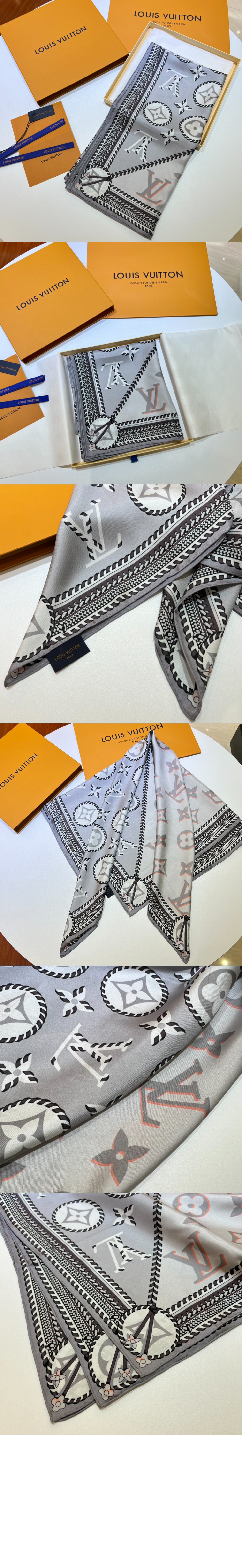 루이비통 모노그램 플라워 스퀘어 90