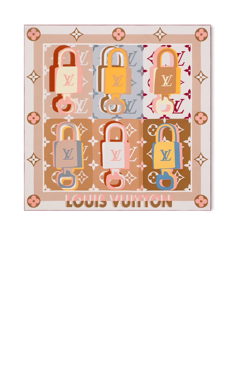 루이비통 LV 언락드 스퀘어 90