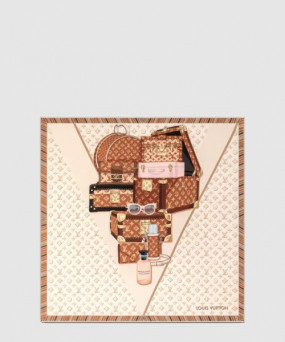 루이비통 모노그램 플라워 스퀘어 90 M77802