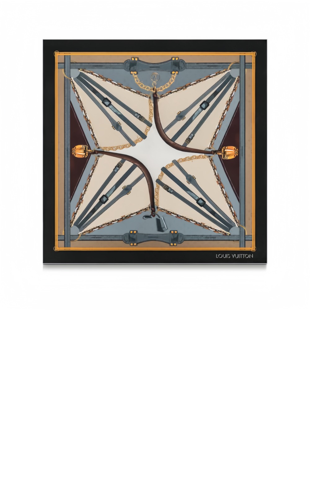 루이비통 모노그램 플라워 스퀘어 90 M77580