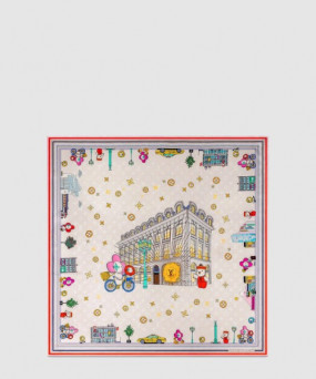 루이비통 모노그램 플라워 스퀘어 90 M77905