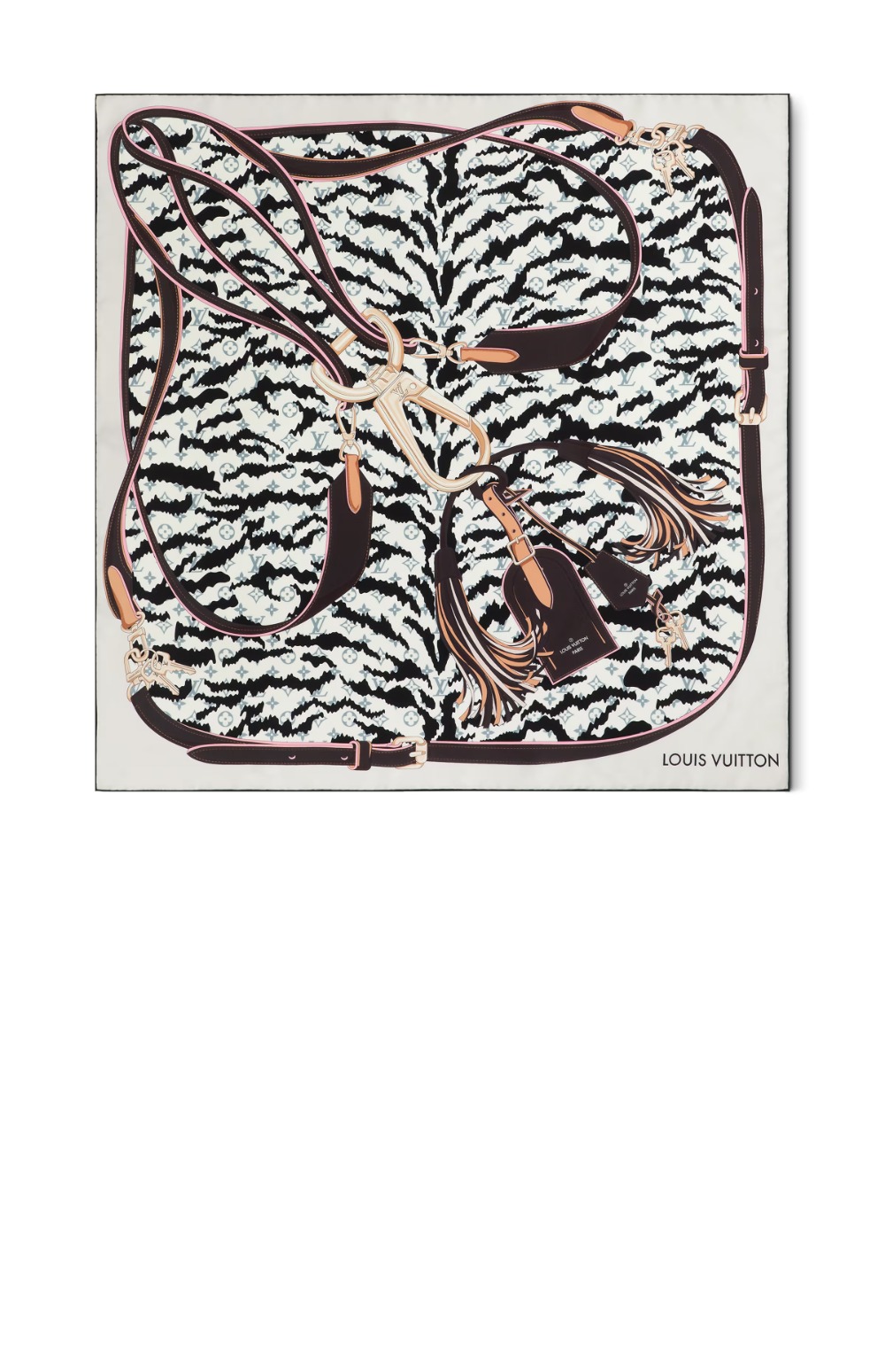 루이비통 Tigergram 스카프 90 M79063