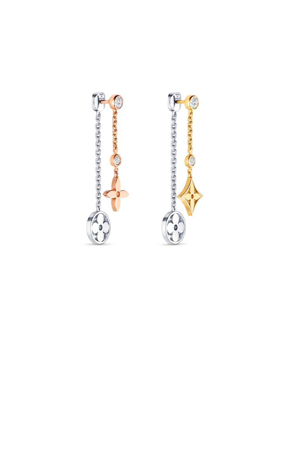 루이비통 이딜 블라썸 긴 귀걸이 Q96413