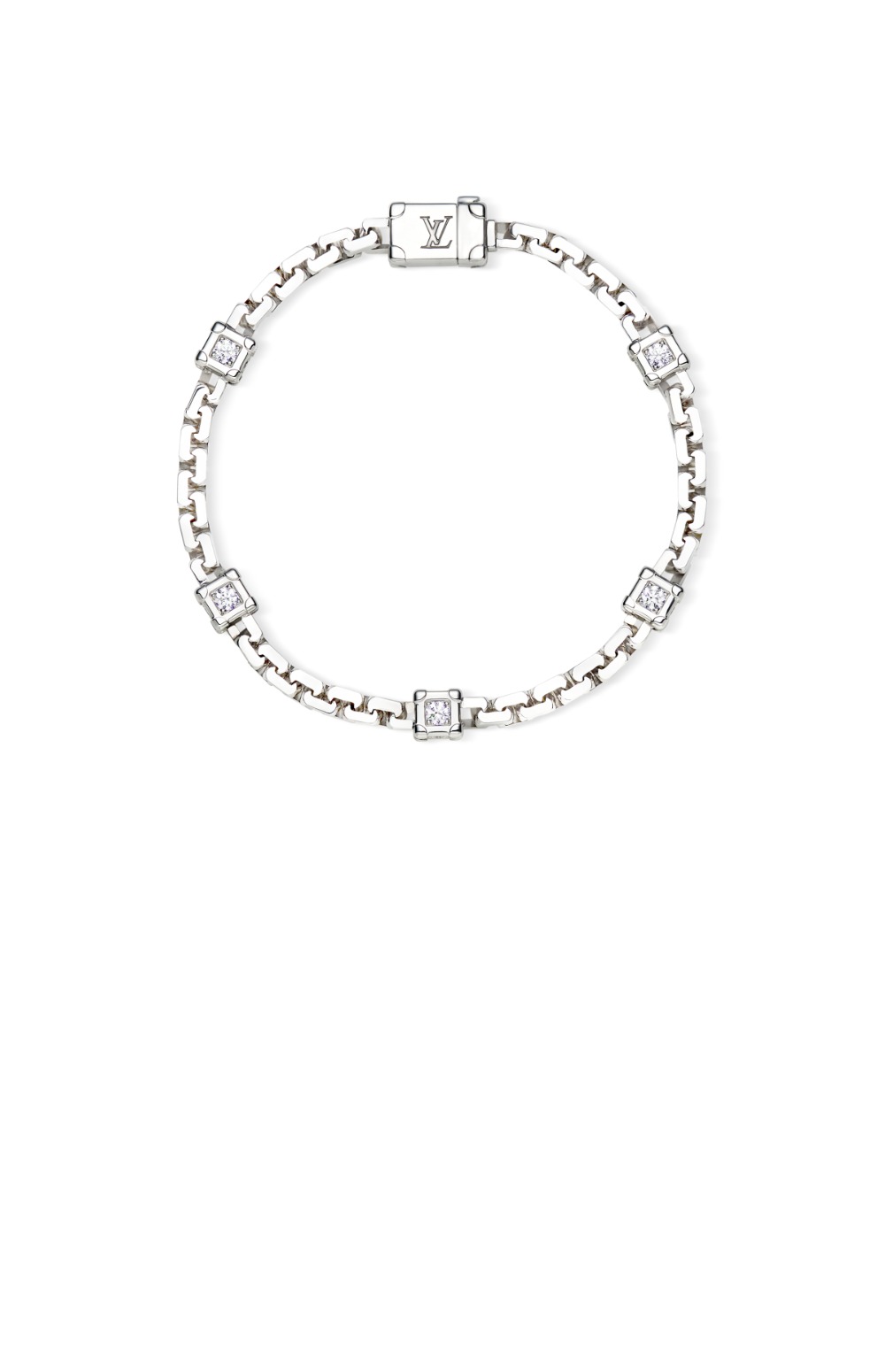 루이비통 레 가스통 비통 트렁크 팔찌 Q05837