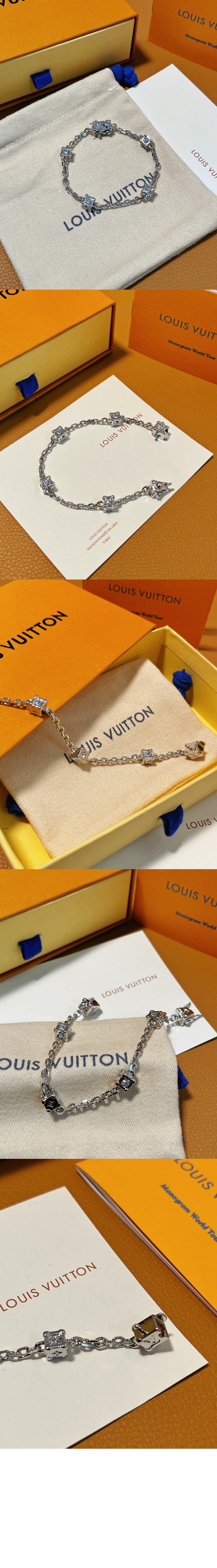 루이비통 레 가스통 비통 트렁크 팔찌 Q05837