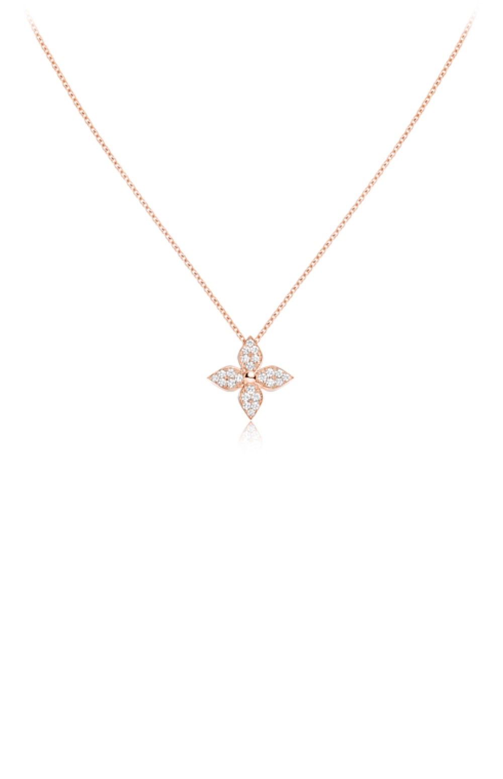 루이비통 다이아몬드 블라썸 긴 목걸이 Q93522