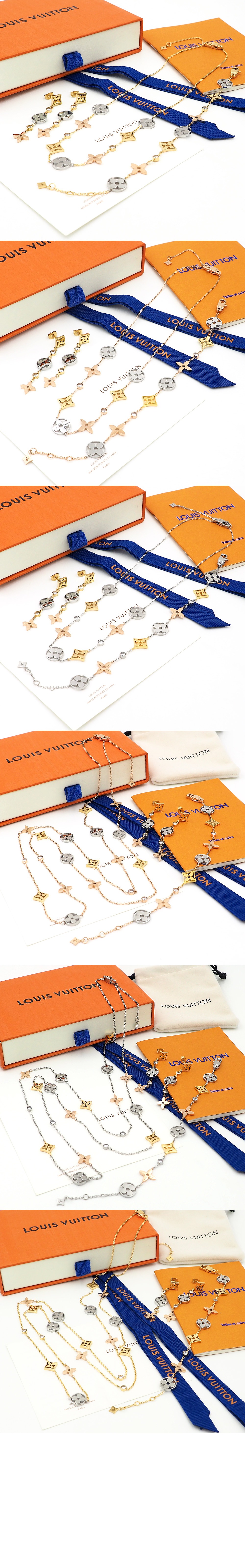 루이비통 이딜 블라썸 긴 목걸이 Q94191