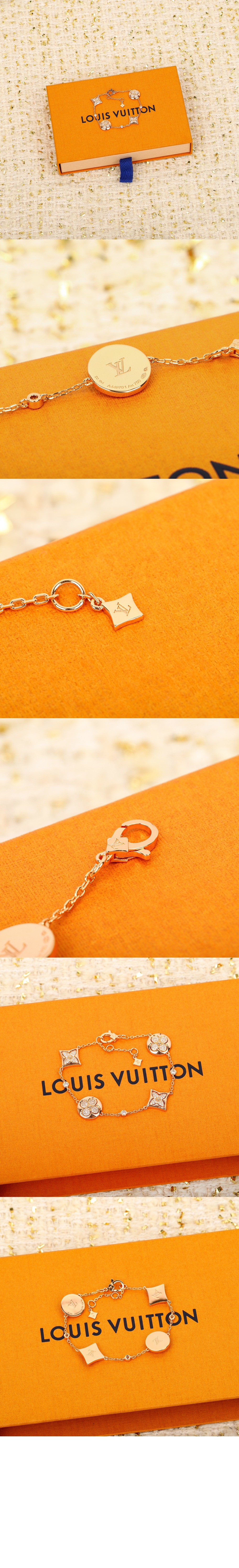 루이비통 컬러 블라썸 BB 멀티 모티프 팔찌 Q95650