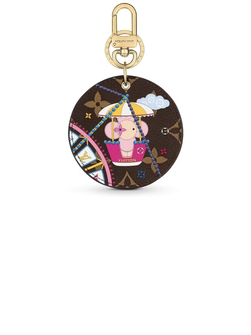 루이비통 일러스트 할리우드 드라이브 XMAS 백참 M69855