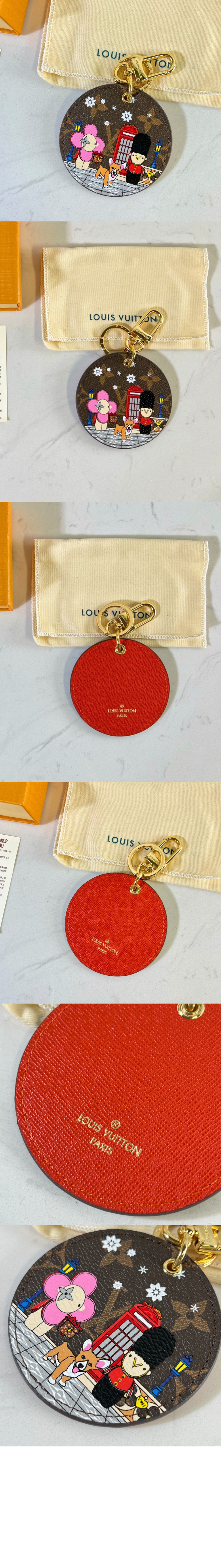 루이비통 일러스트 할리우드 드라이브 XMAS 백참 M00501