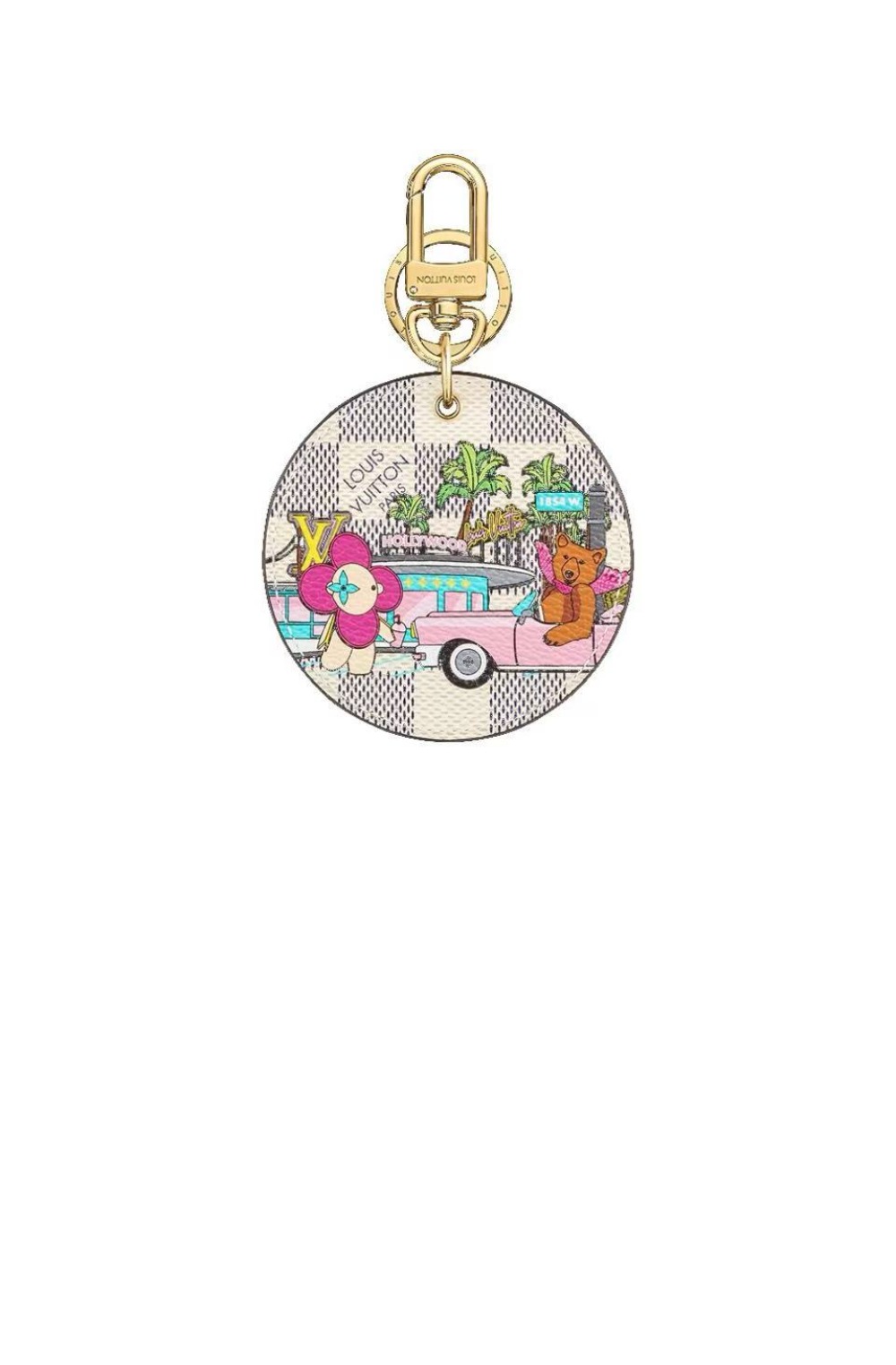 루이비통 일러스트 할리우드 드라이브 XMAS 백참 M00502