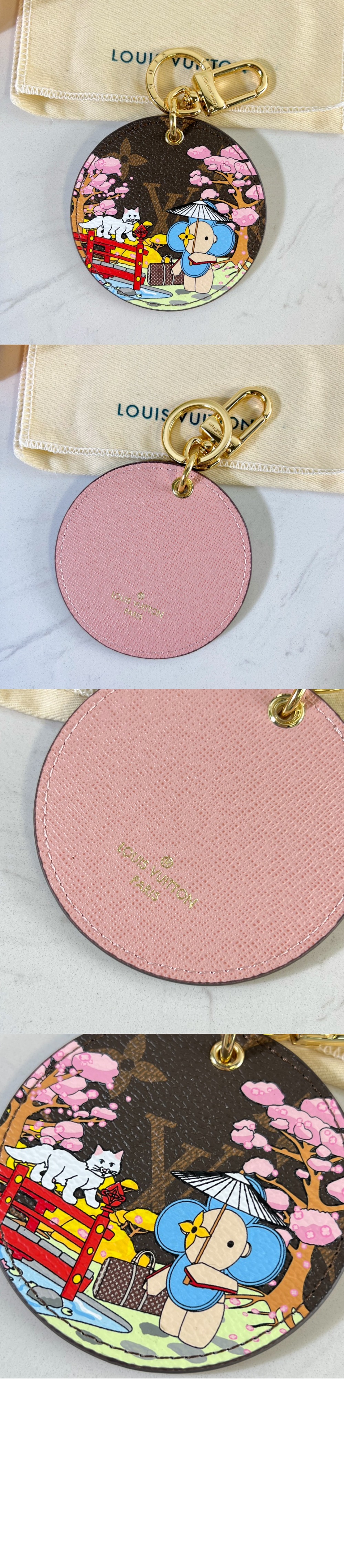 루이비통 일러스트 할리우드 드라이브 XMAS 백참 M00499