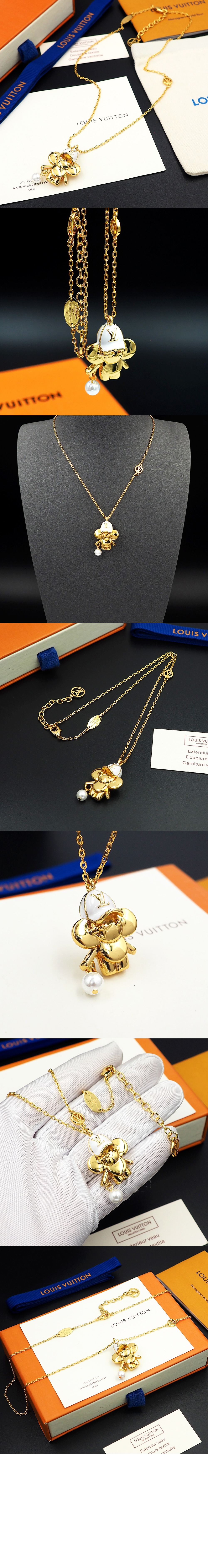 루이비통 여성 비비엔 목걸이 M01334