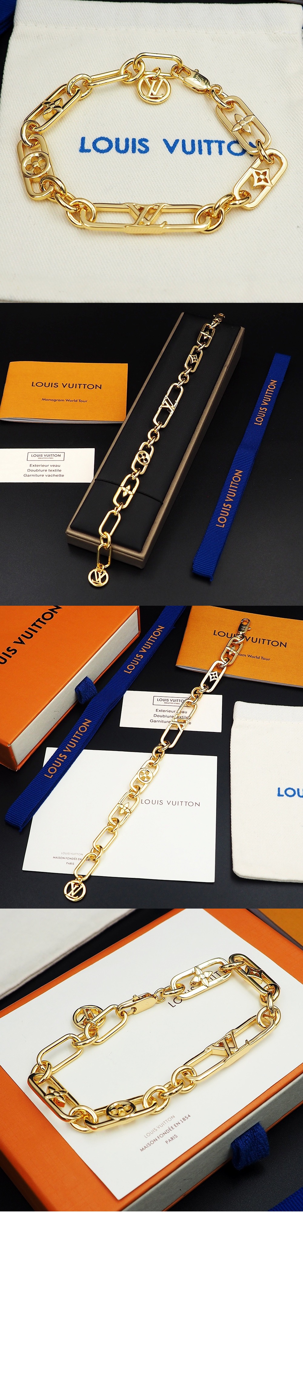 루이비통 MY LV Chain 팔찌 M0980A