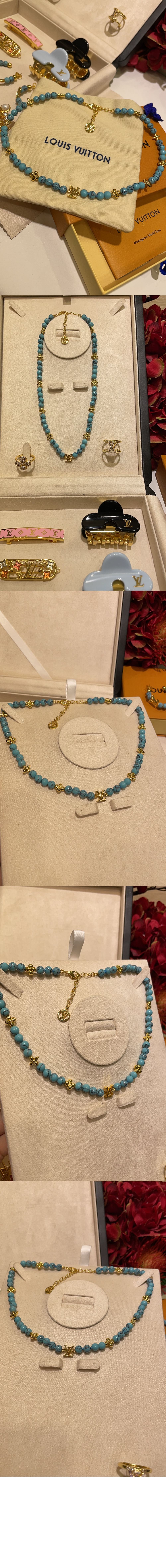 루이비통 마이 LV 펄 목걸이 M01173