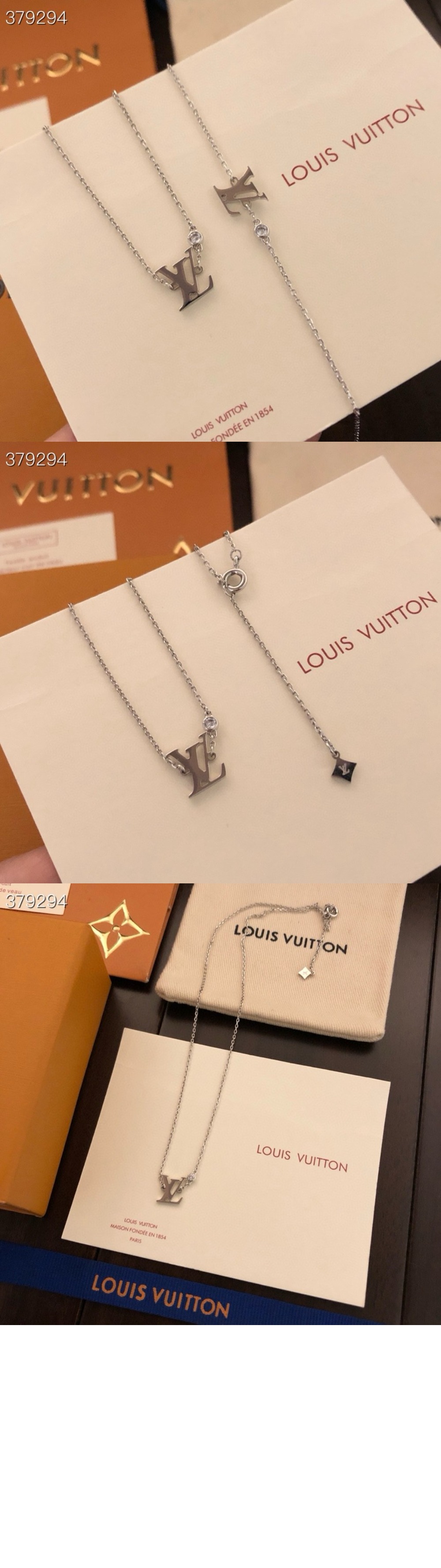 루이비통 이딜 블라썸 LV 목걸이 Q93653