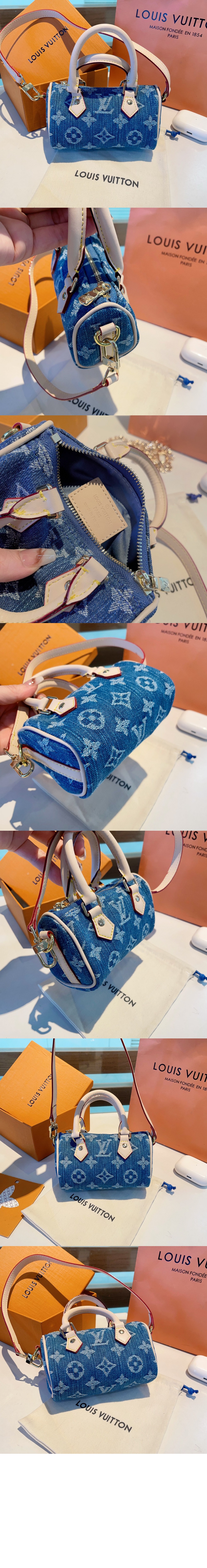 루이비통 마이크로 스피디 백 참 M01701