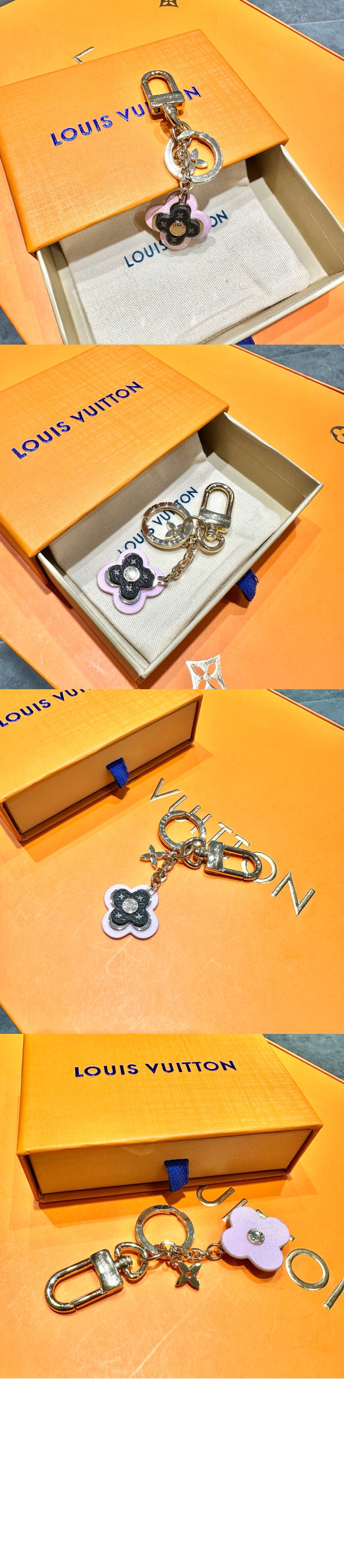 루이비통 블루밍 플라워 BB 키 홀더 M63085