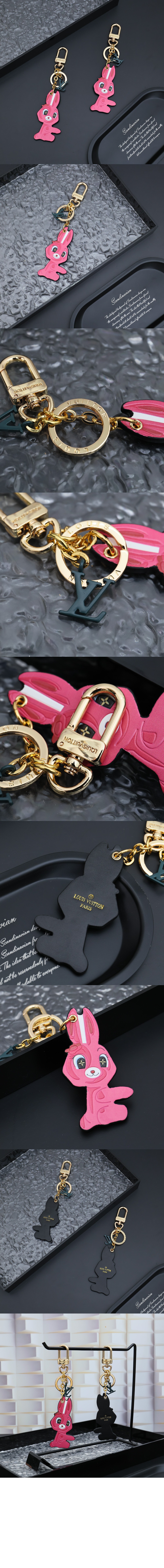 루이비통 애니모그램 래빗 키 홀더 M01970