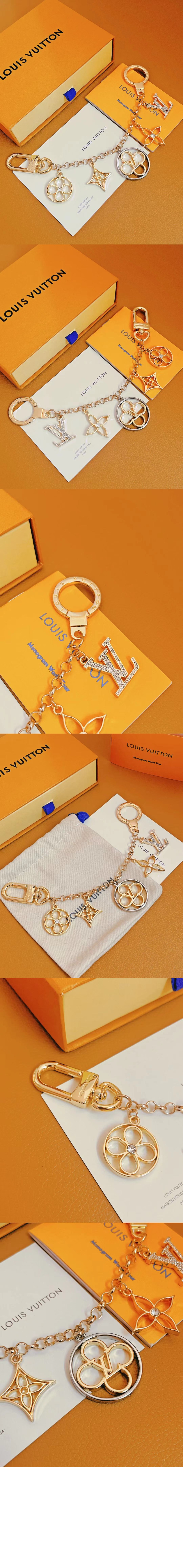 루이비통 플라워 파인세 체인 백참 M68998