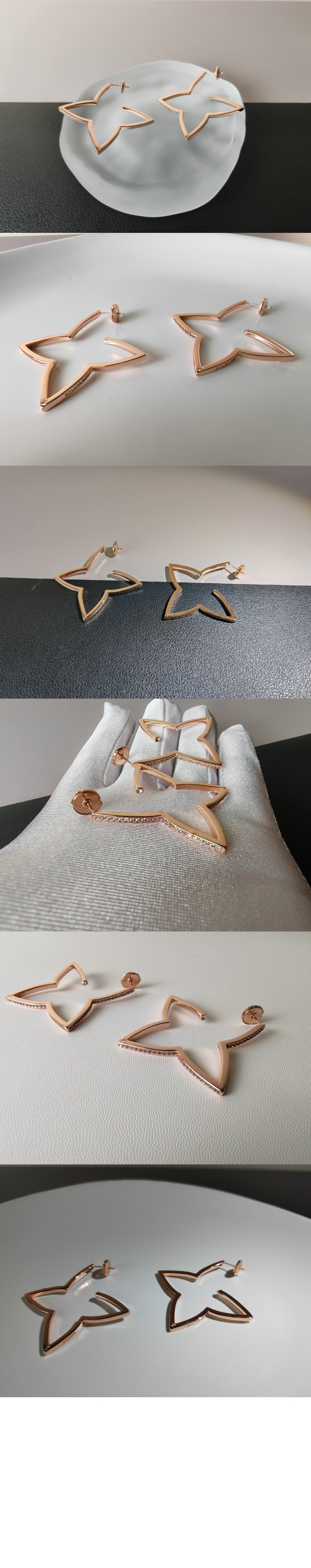 루이비통 옹브레 블라썸 XL 후프 귀걸이 Q06969