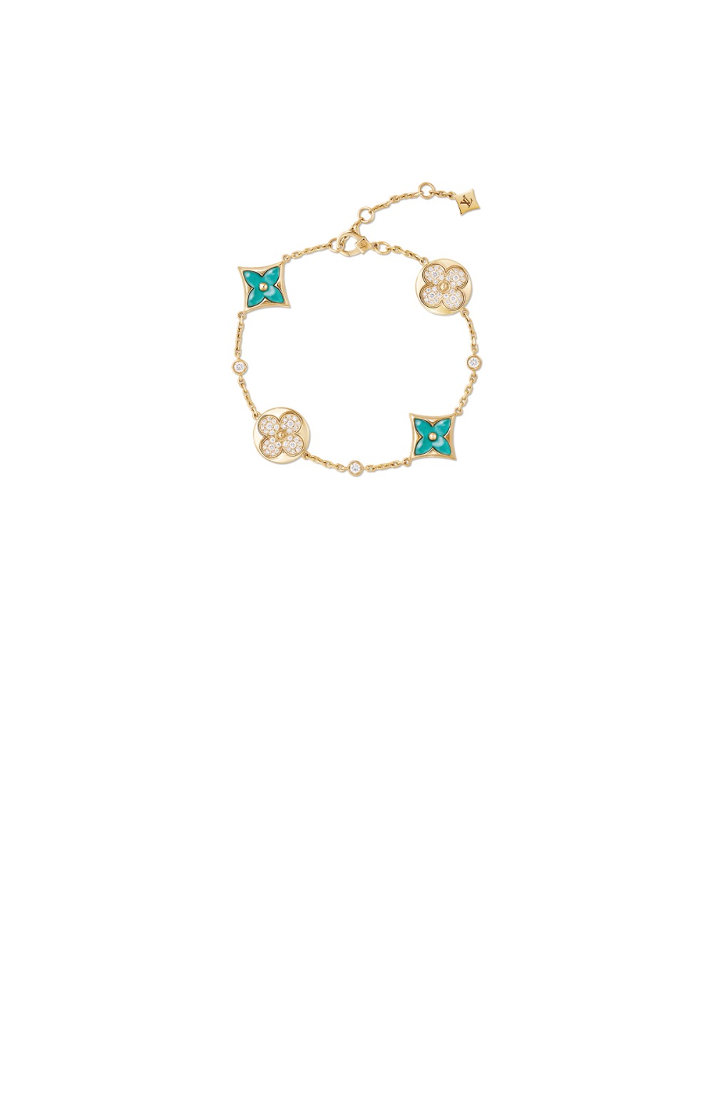 루이비통 컬러 블라썸 BB 멀티 패턴 팔찌 Q05979