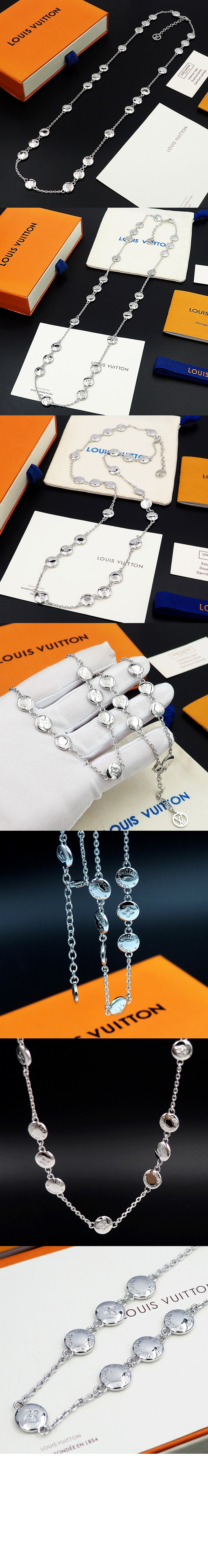 루이비통 스터드 소트와르 목걸이 M02007