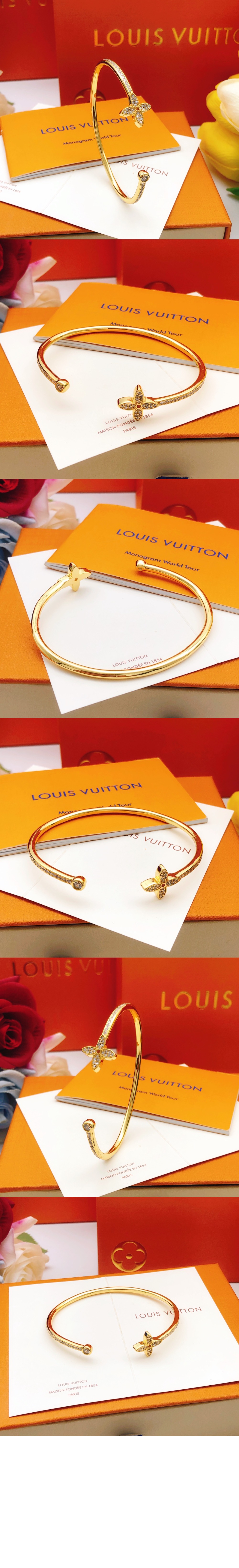 루이비통 이딜 블라썸 트위스트 팔찌 Q95712